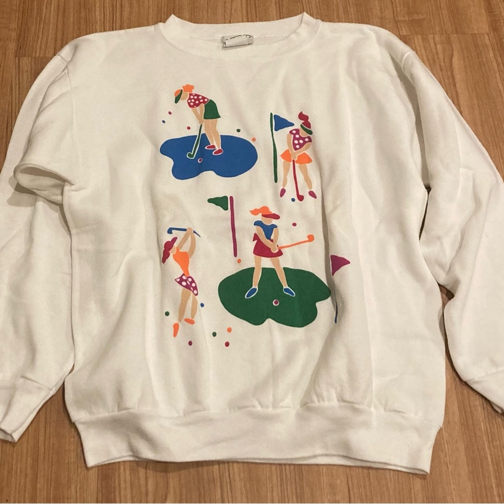 VTG MBC Crewneck Golf Sweater - Size XL